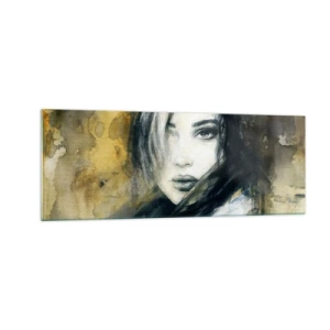 Obraz na skle - viac nevinná alebo zmyselná? - 140x50 cm