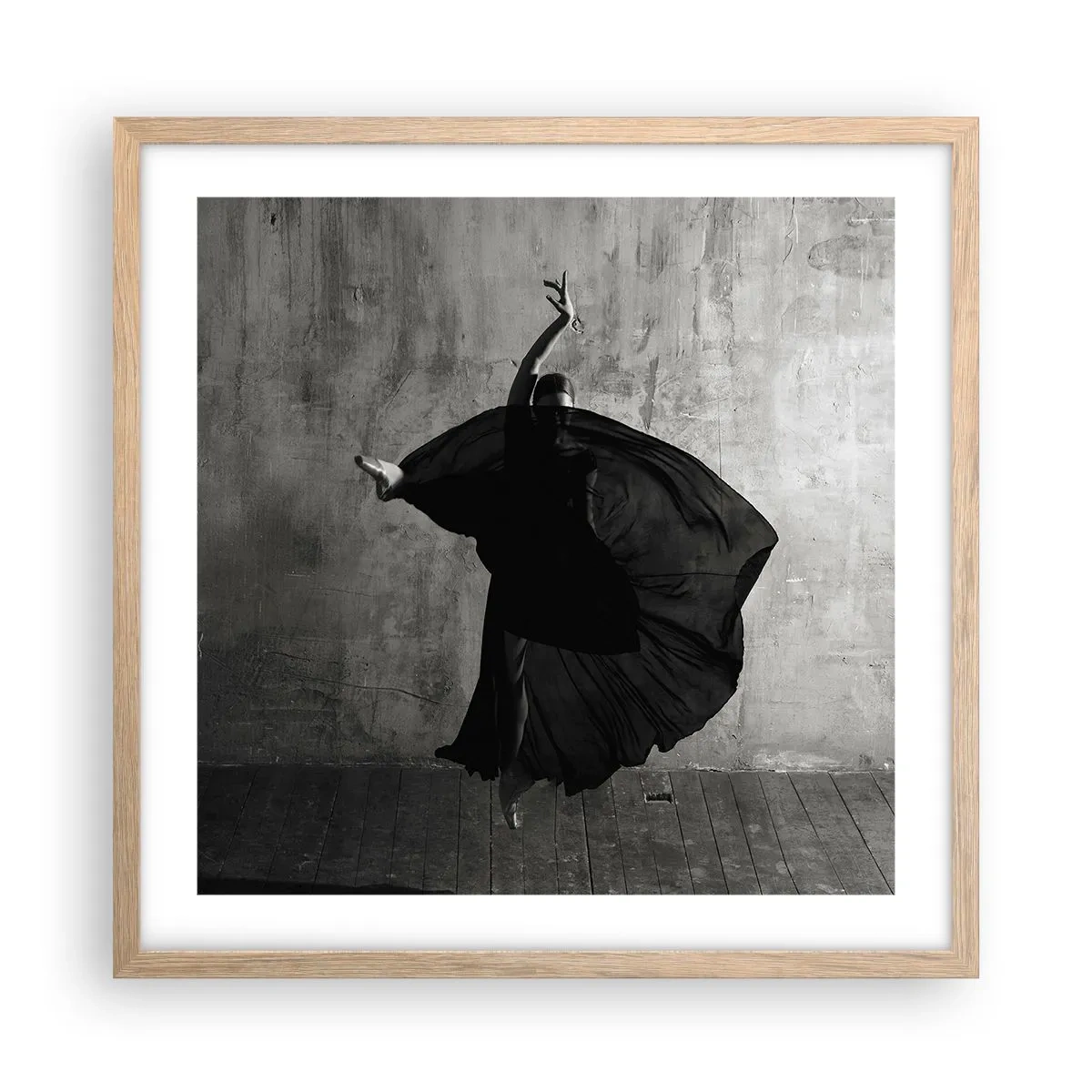 Plagát v ráme zo svetlého duba - Plné vášne - 50x50 cm