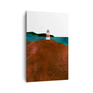 Obraz na plátne - Hľadiaca na more - 80x120 cm