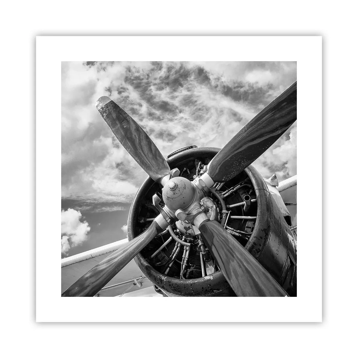 Plagát - Dobyvateľ oblohy - 40x40 cm