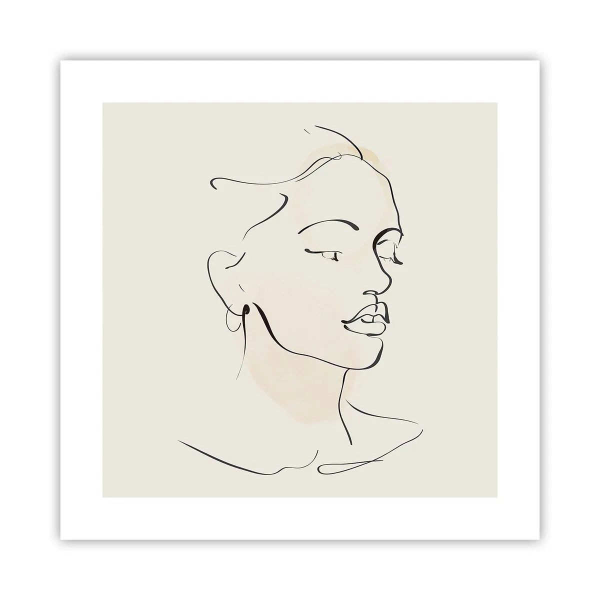 Plagát - Výrazným ťahom - 40x40 cm