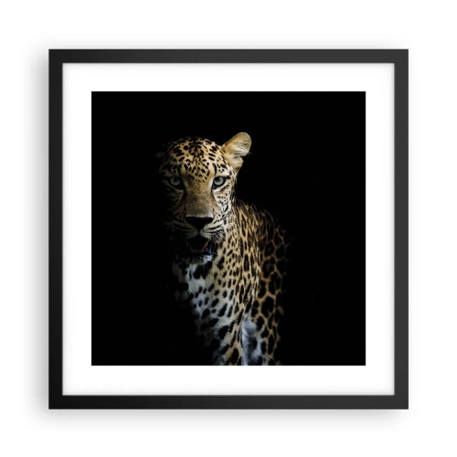 Plagát v čiernom ráme - Temná krása - 40x40 cm