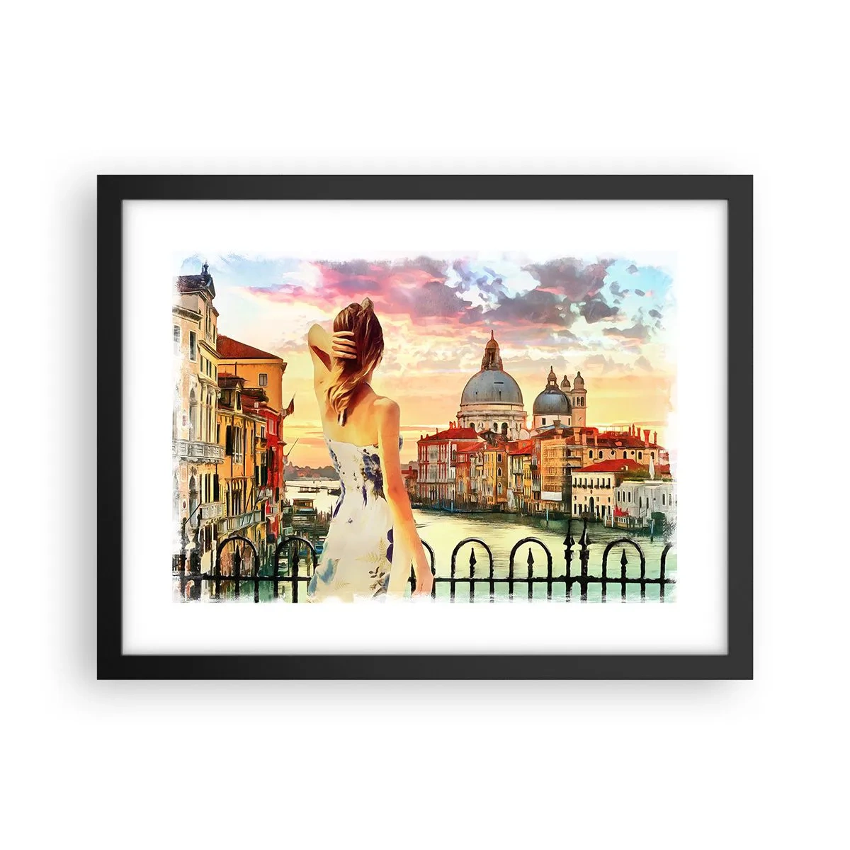 Plagát v čiernom ráme - Pokiaľ dobrodružstvo, tak len v… - 40x30 cm