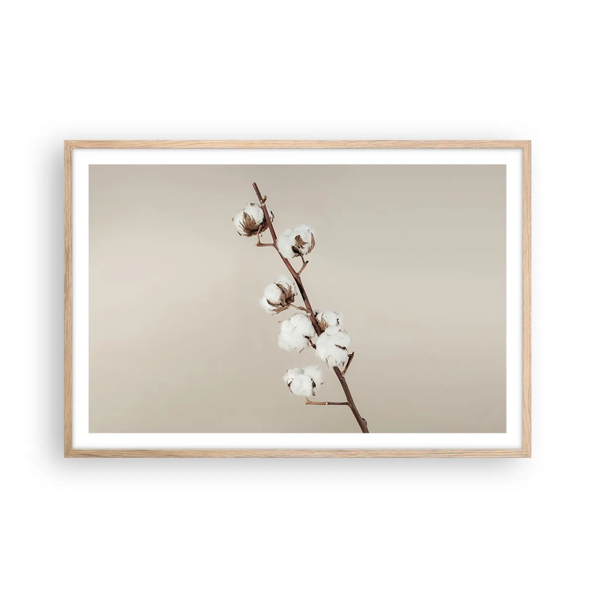 Plagát v ráme zo svetlého duba - Pri zdroji mäkkosti - 91x61 cm