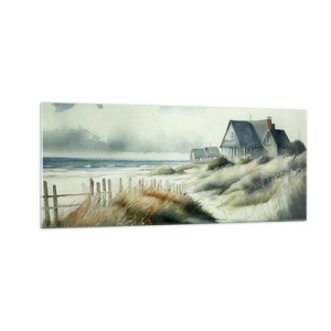 Obraz na skle - Ďaleko od zhonu - 100x40 cm