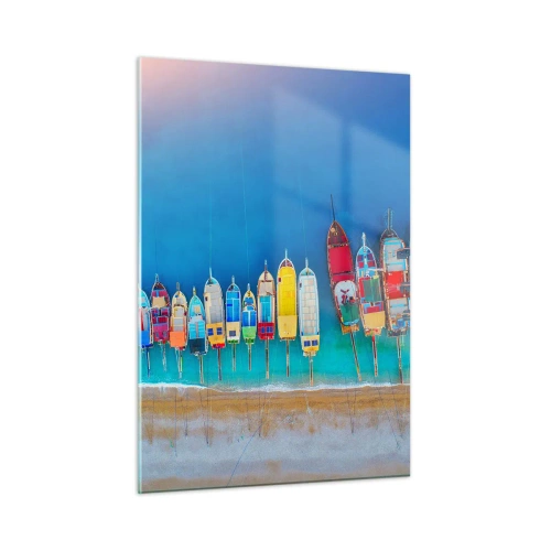 Obraz na skle - Z vtáčej perspektívy - 50x70 cm