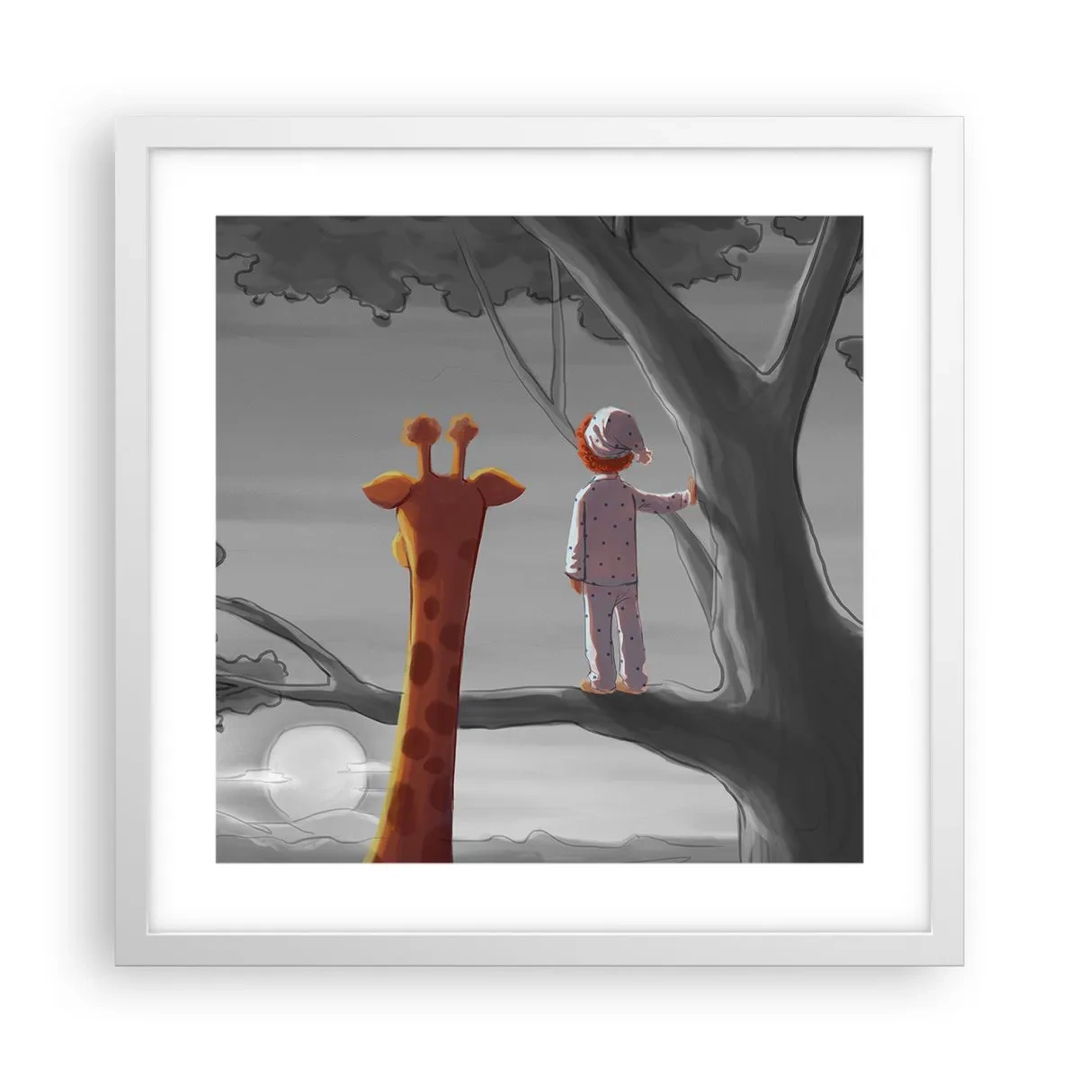 Plagát v bielom ráme - To sa naozaj deje - 40x40 cm