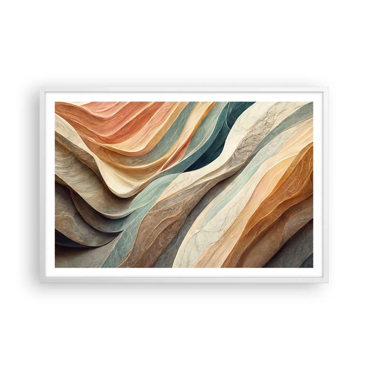 Plagát v bielom ráme - Okamih pred zmenou - 91x61 cm