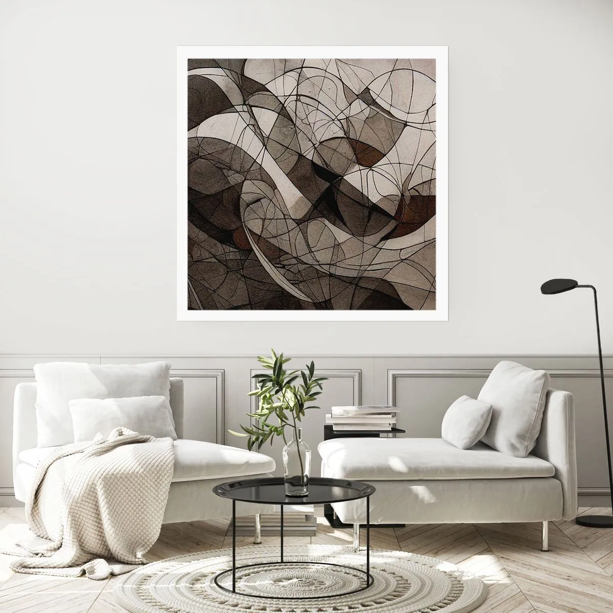 Plagát - Obeh farieb Zeme - 40x40 cm