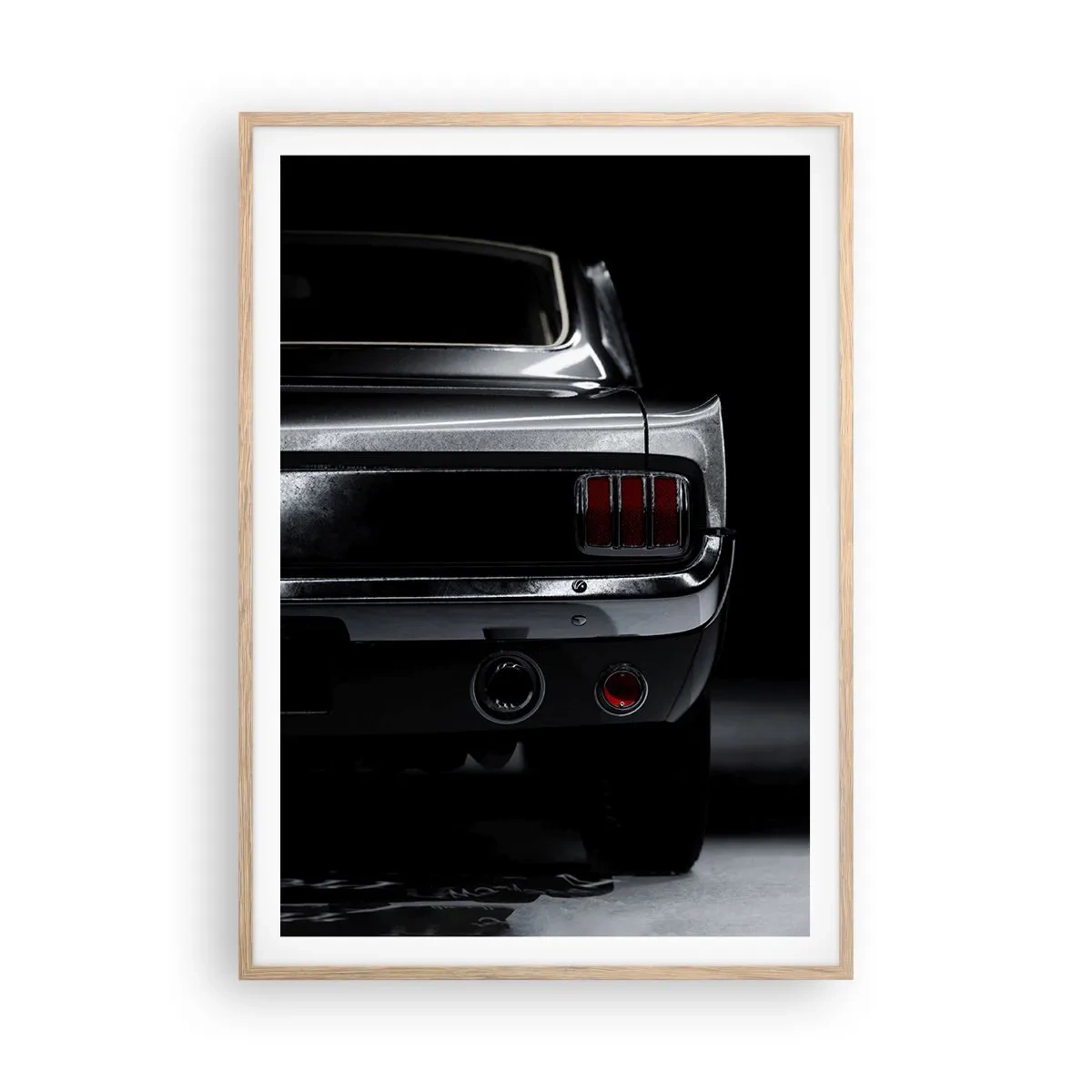 Plagát v ráme zo svetlého duba - Kúzlo klasiky - 70x100 cm