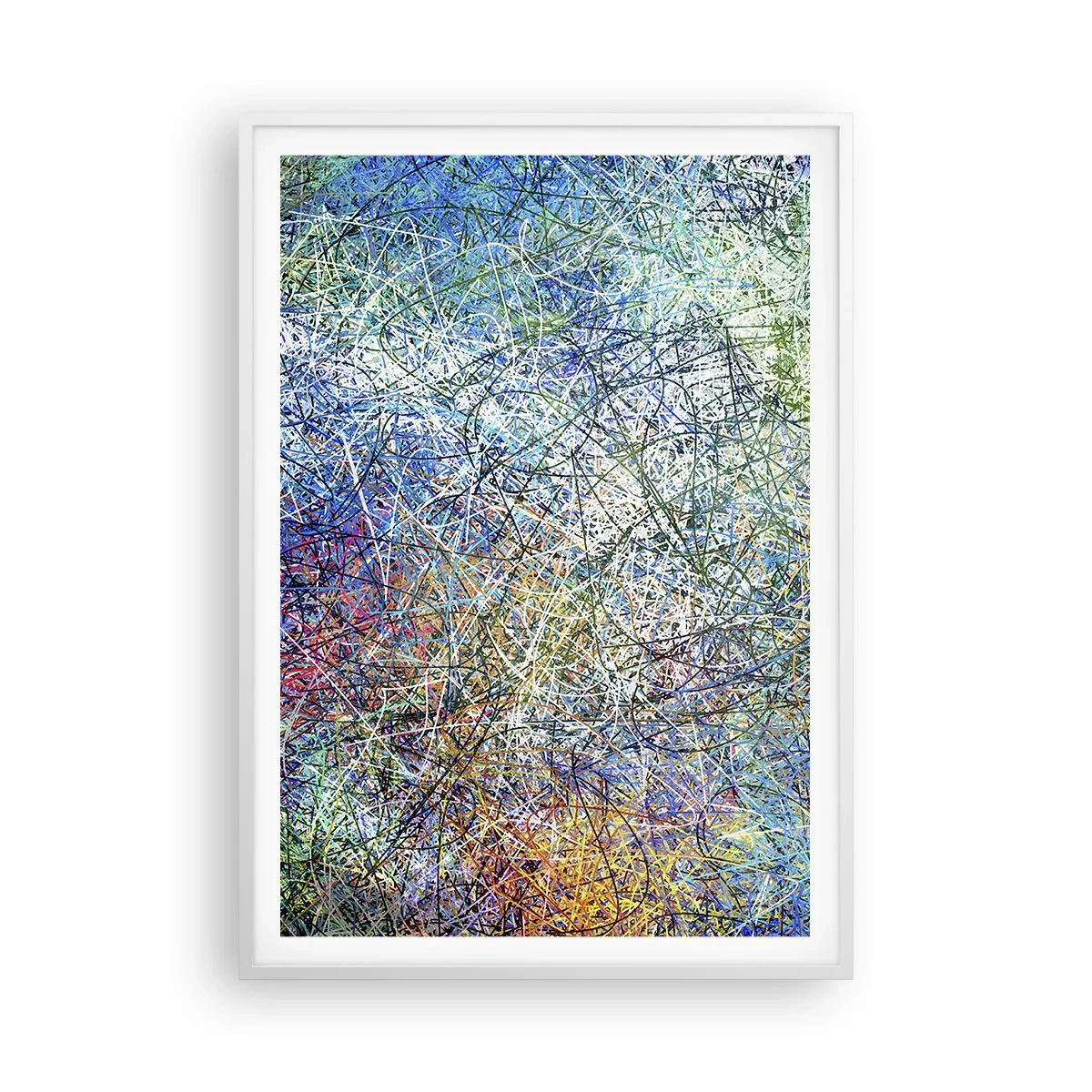 Plagát v bielom ráme - To nie je tak jednoduché - 70x100 cm