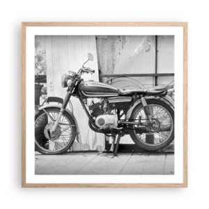 Plagát v ráme zo svetlého duba - Klasika nadovšetko - 60x60 cm