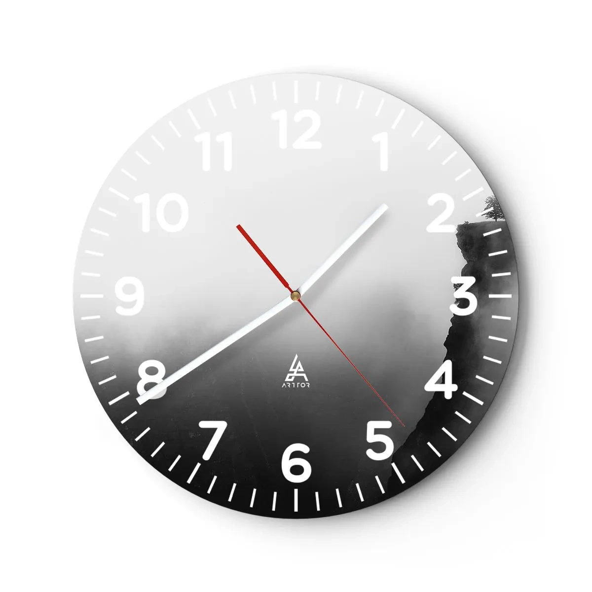 Nástenné hodiny - Na okraji sveta - 40x40 cm