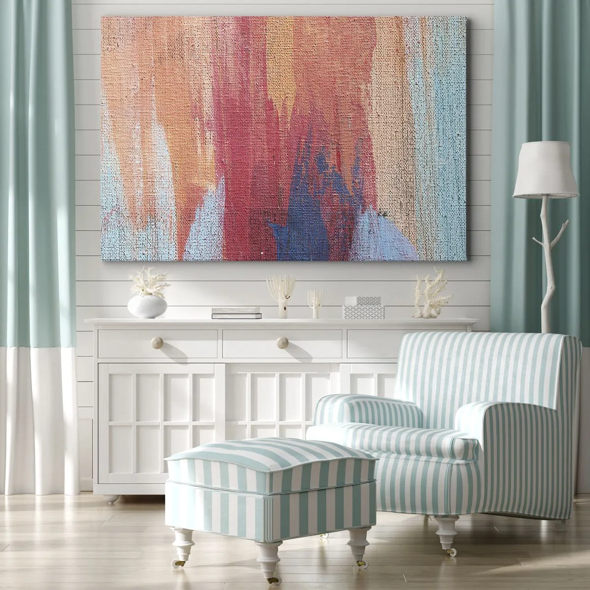 Obraz na plátne - Stekať dúhou - 120x80 cm