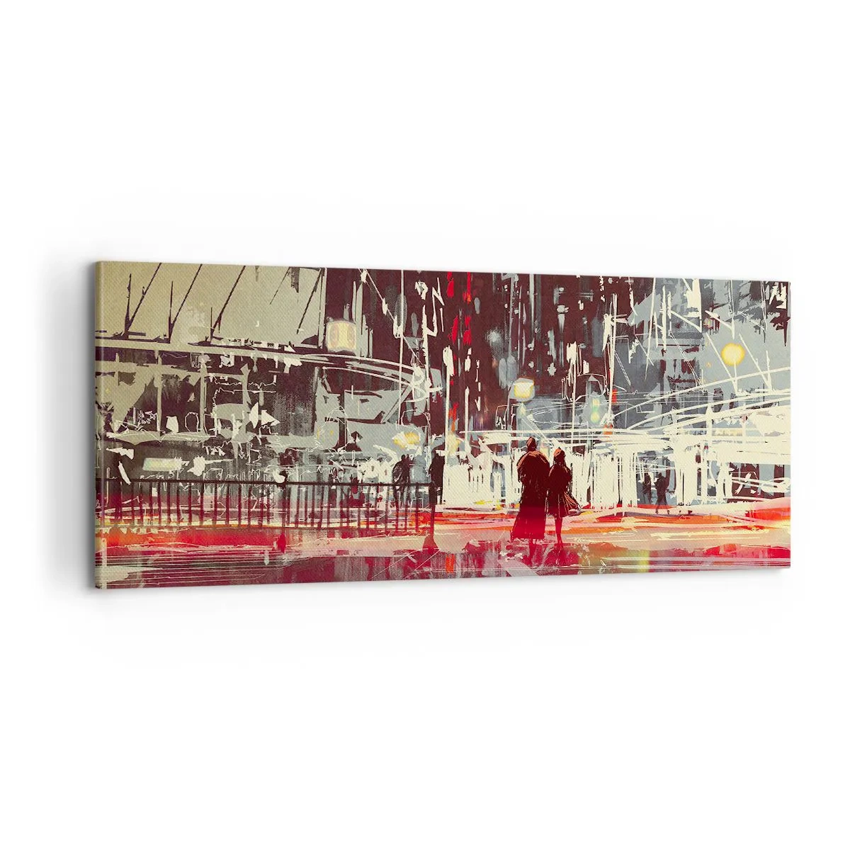 Obraz na plátne - Veľkomestská doprava - 100x40 cm