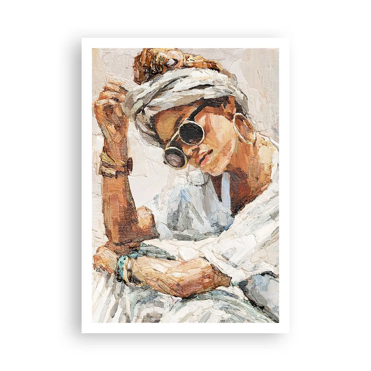 Plagát - Portrét v plnom slnku - 70x100 cm