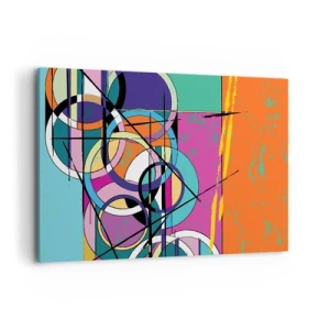 Obraz na plátne - Kruh za kruhom - 120x80 cm