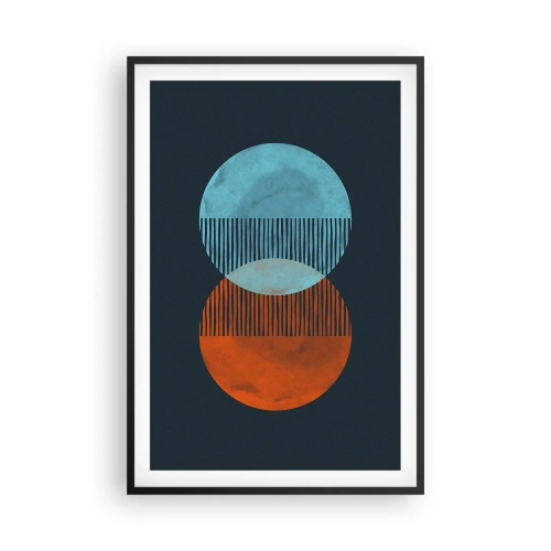 Plagát v čiernom ráme - Astronomická fantázia - 61x91 cm