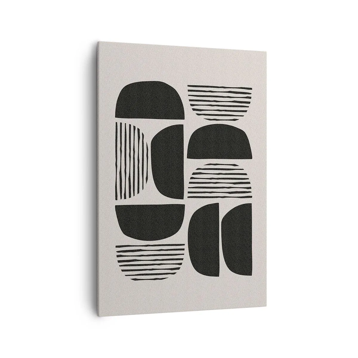 Obraz na plátne - Polovičaté sústavy - 70x100 cm