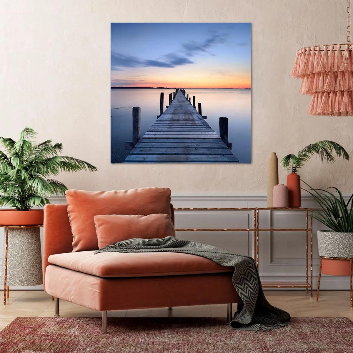 Obraz na plátne - Pokoj príjemného súmraku - 60x60 cm