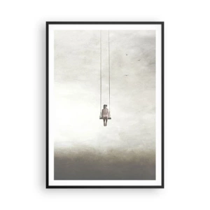 Plagát v čiernom ráme - Dieťa v nás - 70x100 cm
