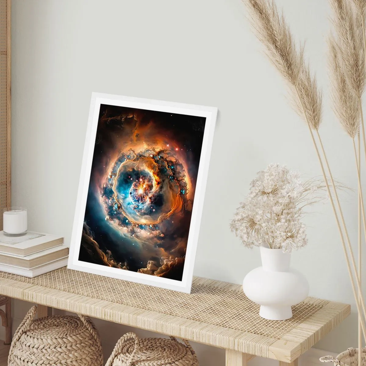 Plagát v bielom ráme - Začiatok - 40x50 cm