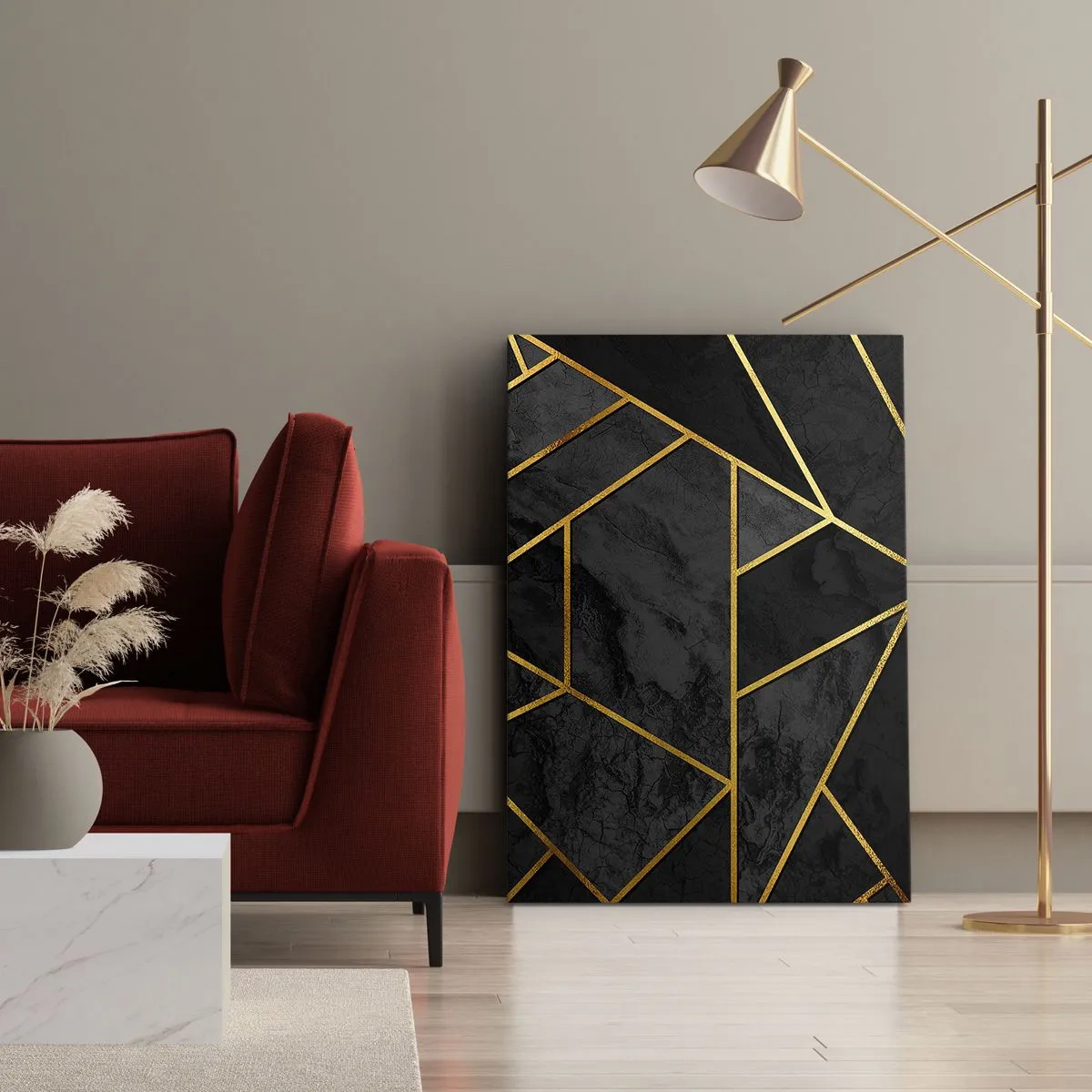 Obraz na plátne - Temnota a svetlo - 50x70 cm