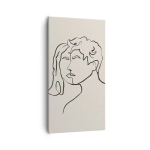 Obraz na plátne - A bola jednota - 55x100 cm