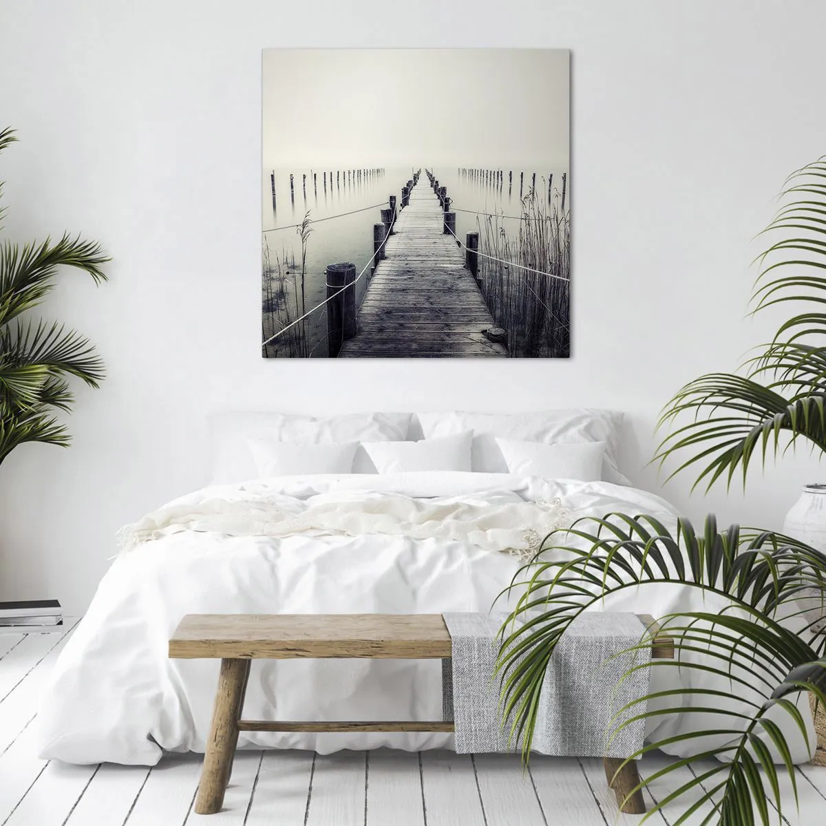 Obraz na plátne - Ponor sa do pokoja - 40x40 cm