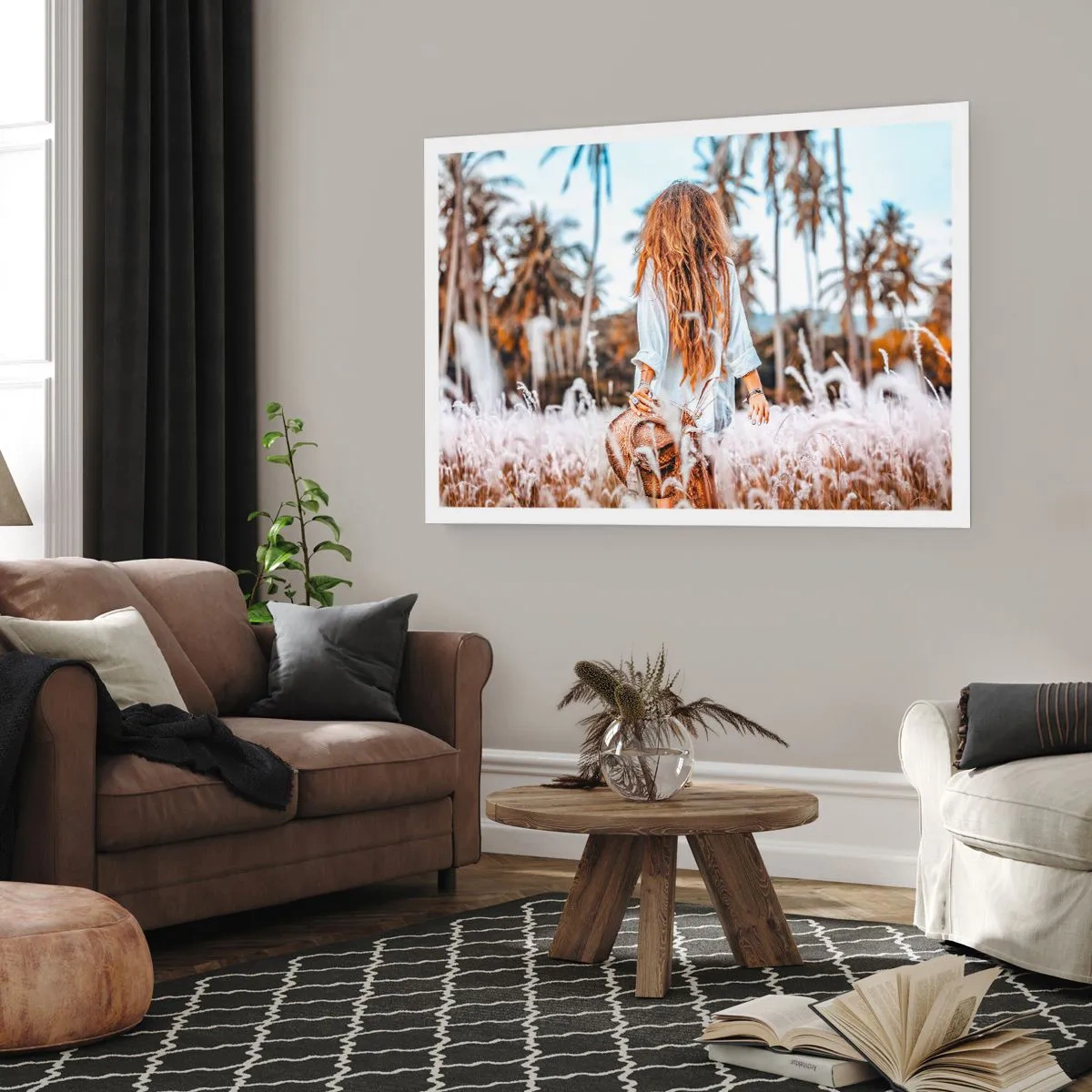 Plagát - Zrodená z trávnej páperie - 100x70 cm