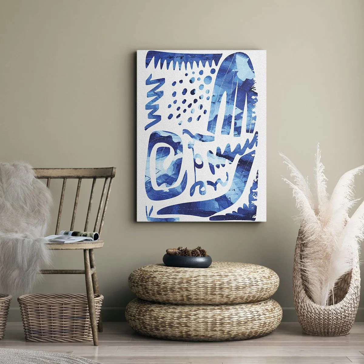 Obraz na plátne - Späť ku koreňom - 65x120 cm