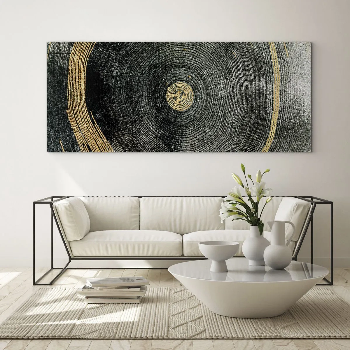 Obraz na skle - Zmena a trvanie - 100x40 cm