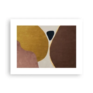 Plagát - Abstrakcia – miesto v priestore - 40x30 cm