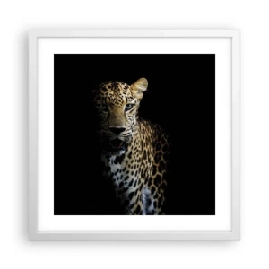 Plagát v bielom ráme - Temná krása - 40x40 cm