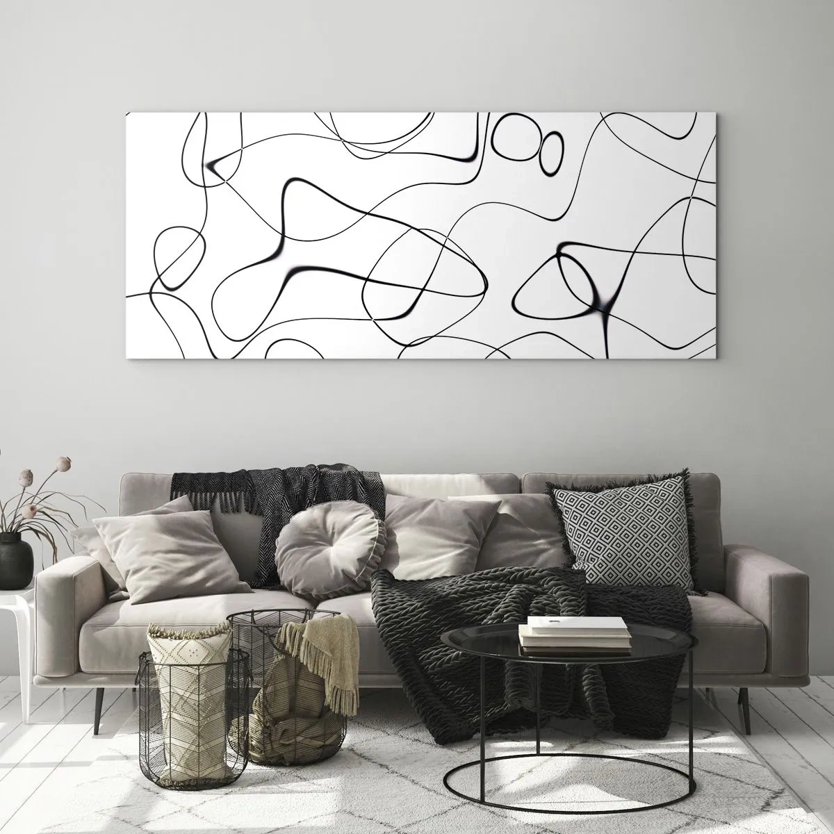Obraz na skle - Cesty života, zákruty osudu - 120x50 cm