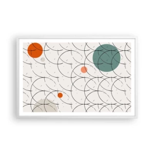 Plagát v bielom ráme - V duchu pop-artu - 91x61 cm