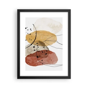 Plagát v čiernom ráme - Ako ľahký, priezračný vzduch - 30x40 cm