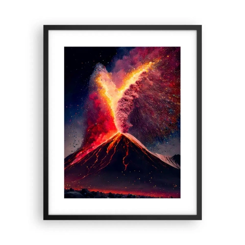 Plagát v čiernom ráme - Krása a hrôza - 40x50 cm