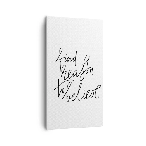 Obraz na plátne - Je to možné - 45x80 cm