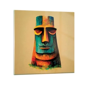 Obraz na skle - Sošný, ale sympatický - 30x30 cm