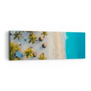 Obraz na plátne - Vitaj v raji - 90x30 cm