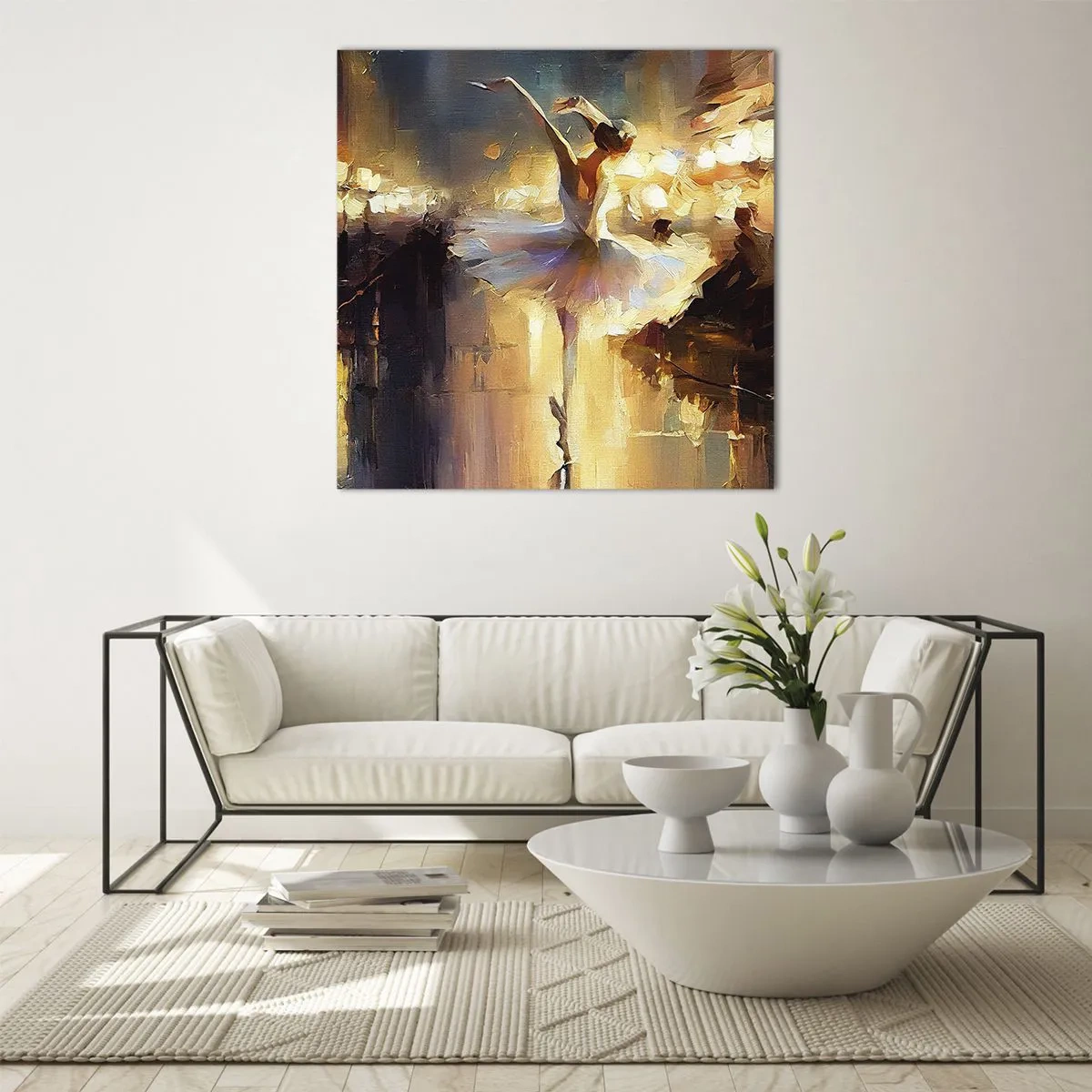 Obraz na skle - Zázrak na ulici - 60x60 cm