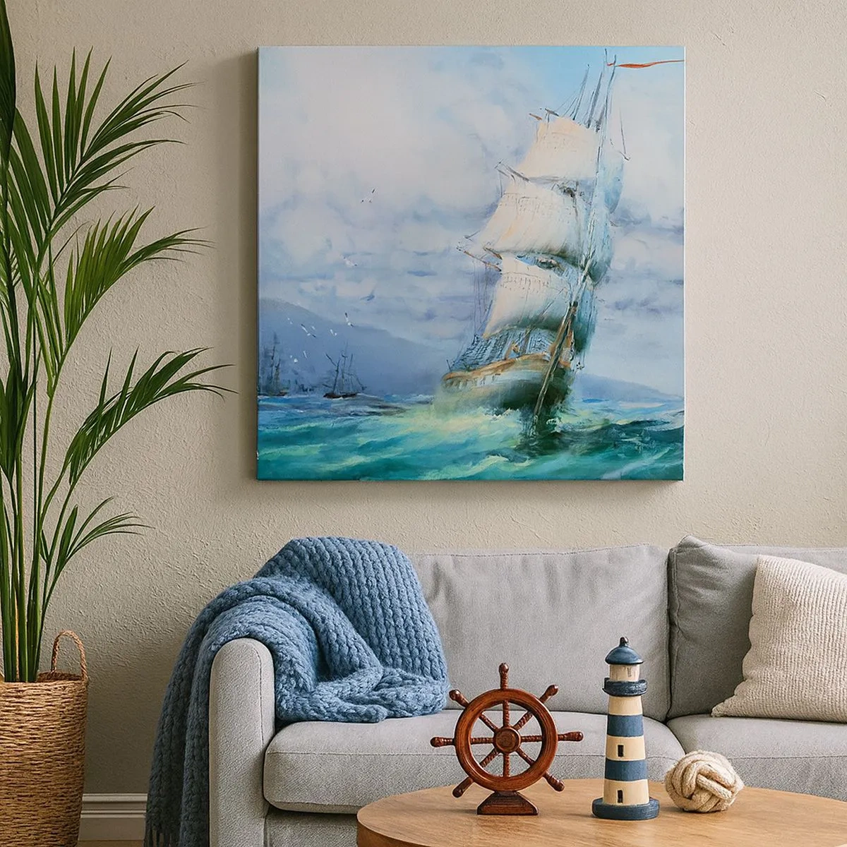 Obraz na plátne - Šťastnú cestu - 30x30 cm