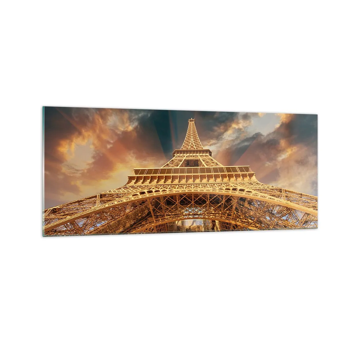 Obraz na skle - Ako ľudstvo dosiahlo nebo - 100x40 cm