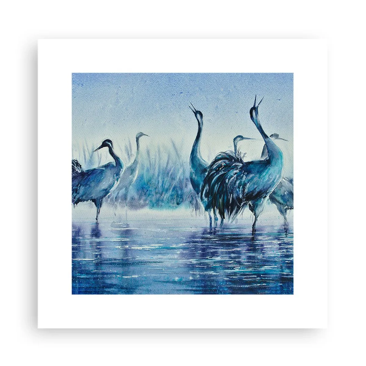 Plagát - Ranné stretnutie - 30x30 cm