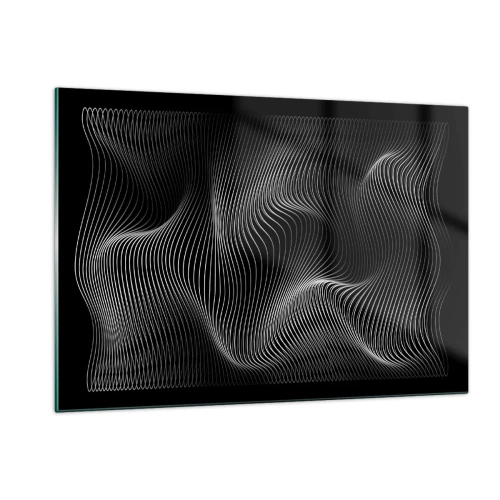 Obraz na skle - Tanec svetla v priestore - 120x80 cm