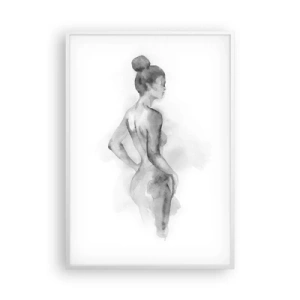 Plagát v bielom ráme - Krásne ako maľba - 70x100 cm
