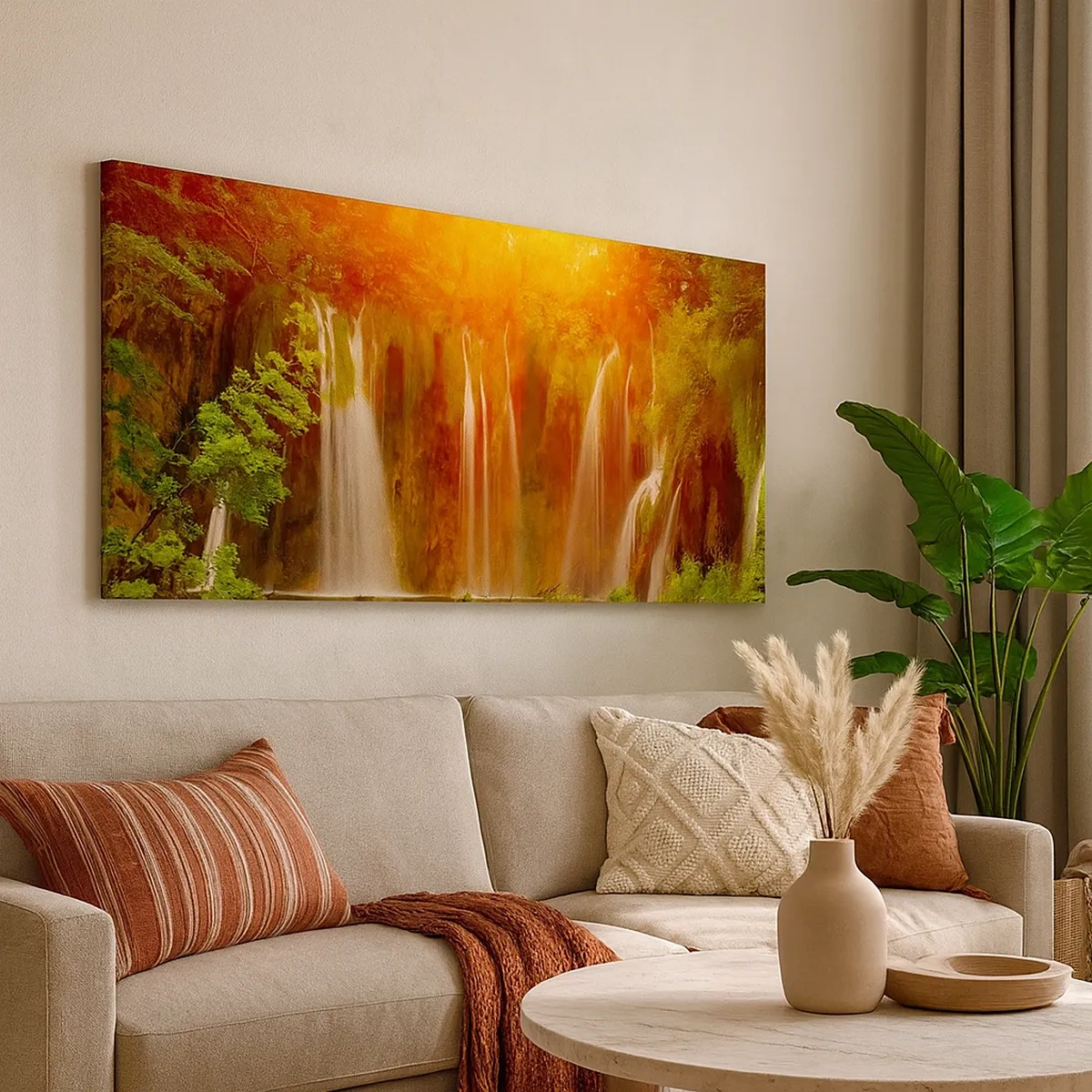 Obraz na plátne - Na slnku a v tieni - 30x30 cm