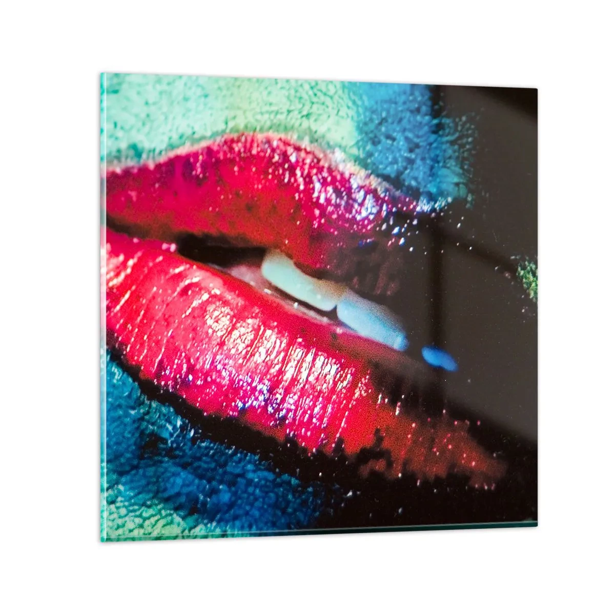 Obraz na skle - Zmyselné a znepokojujúce - 30x30 cm