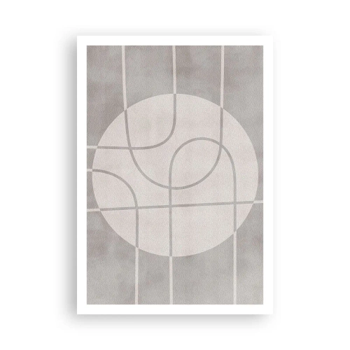 Plagát - Kruhovo a priamo - 70x100 cm